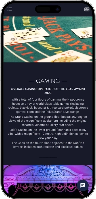 The Hippodrome Casino App